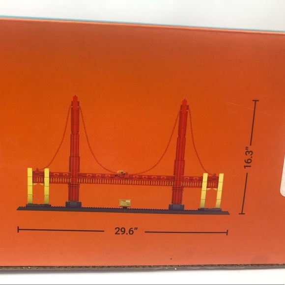 Golden Bridge Fat Brain Toys Brain Bricks Landmark Golden Bridge (San Francisco) - Picture 7 of 13